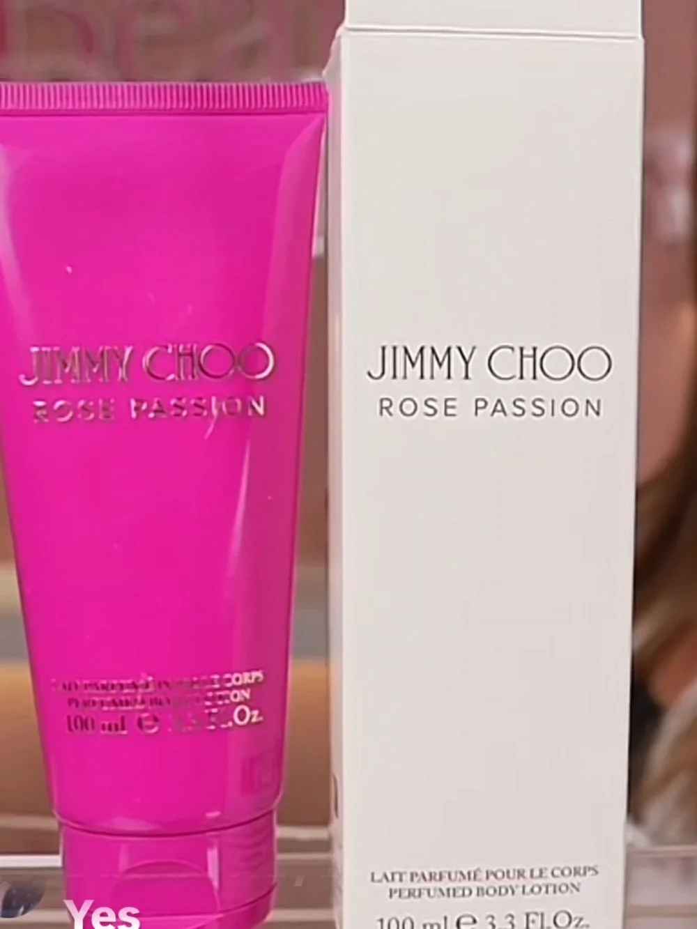Jimmy Choo Rose Passion Perfumed Body Lotion – Hot Pink and Gold Accents